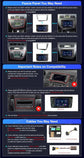 7 Inch Octa Core Double Din Android 13 Car Stereo DVD Player GPS Navigation Built-In 4G WIFI Wireless Car Play DSP RDS Radio A2DP Bluetooth Support AHD Camera DVR Dab+For VW Seat Skoda.