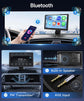 7 Inch Portable Car Play Stereo Touch Screen  Portable Carplay Car Radio with Wireless Android Auto Airplay Android Cast, Bluetooth, GPS Navigation, FM Transmit, AUX, Voice Control.