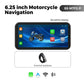 6.25" 1560*720 Motorcycle GPS Navigation IP67 Waterproof Display Wireless Car Play Android Auto Moto TPMS Dual 1080P Recording.