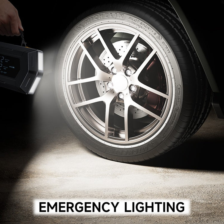 9000A Car Battery Jump Starter Peak Power Bank with Air Compressor Air Blower